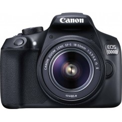 Canon EOS 1300D (Black) Digital SLR Camera + KIT EF-S18-55mm f/3.5-5.6 IS II